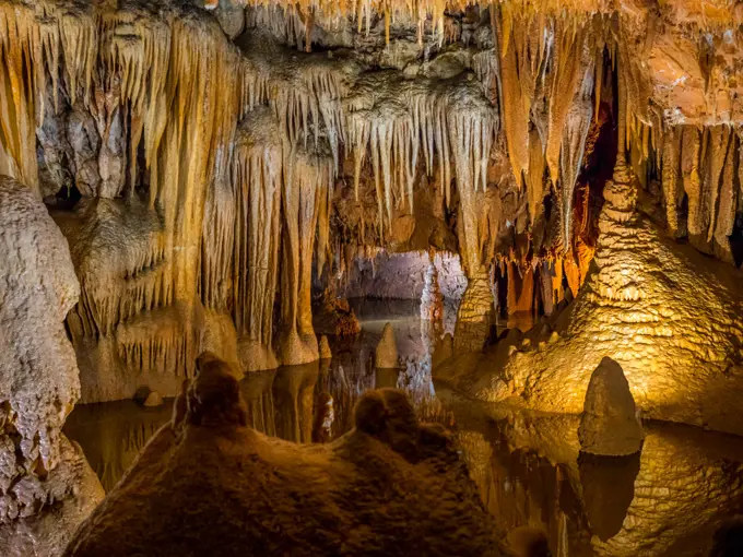 Jama Baredine, Tropfsteinhöhle, Nova Vas, Porec, Istrien, Kroatien, Europa