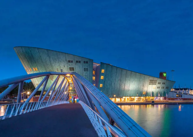 NEMO Science Museum in Amsterdam, Netherlands