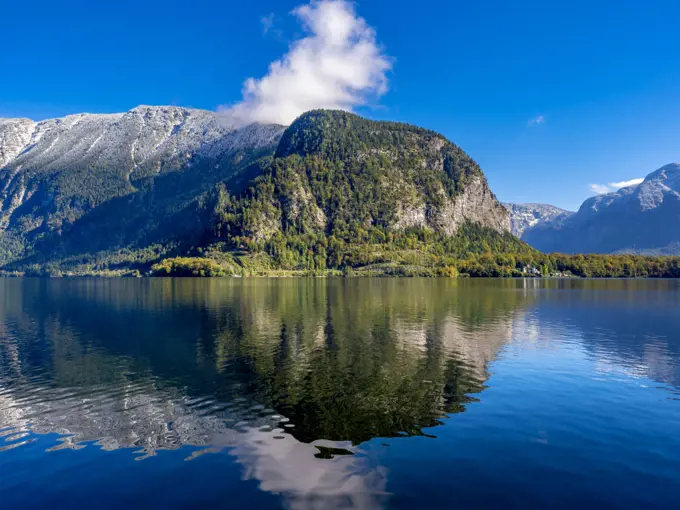 Hallstätter See, Salzkammergut, Oberösterreich, Österreich, Europa;Lake Hallstatt, Salzkammergut, Austria, Europe