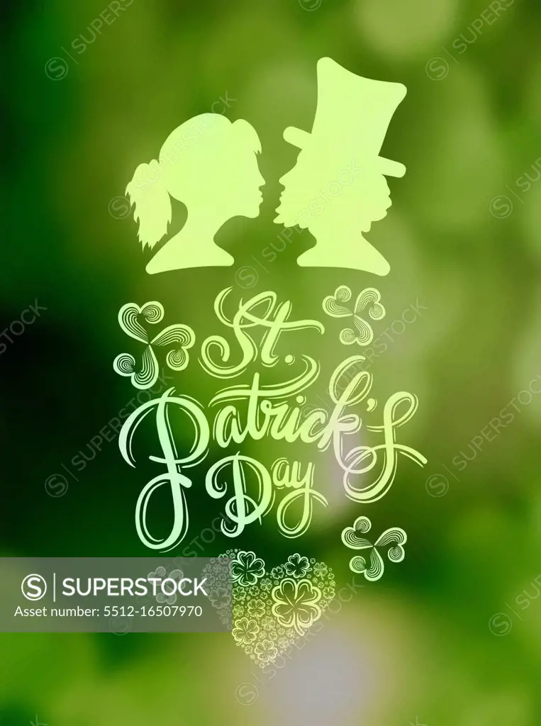 Digitally generated St patricks day greeting vector