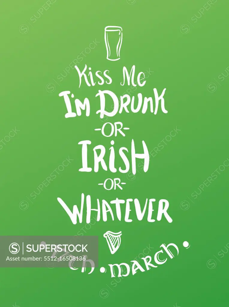 Digitally generated St Patricks day greeting vector