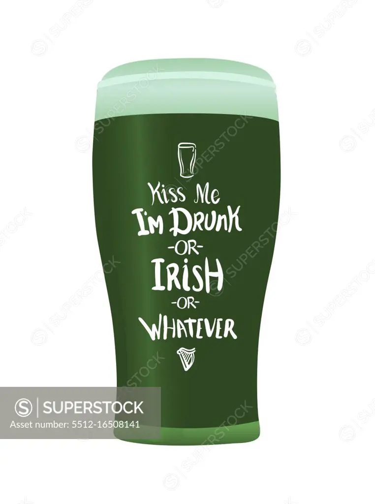 Digitally generated St patricks day greeting vector