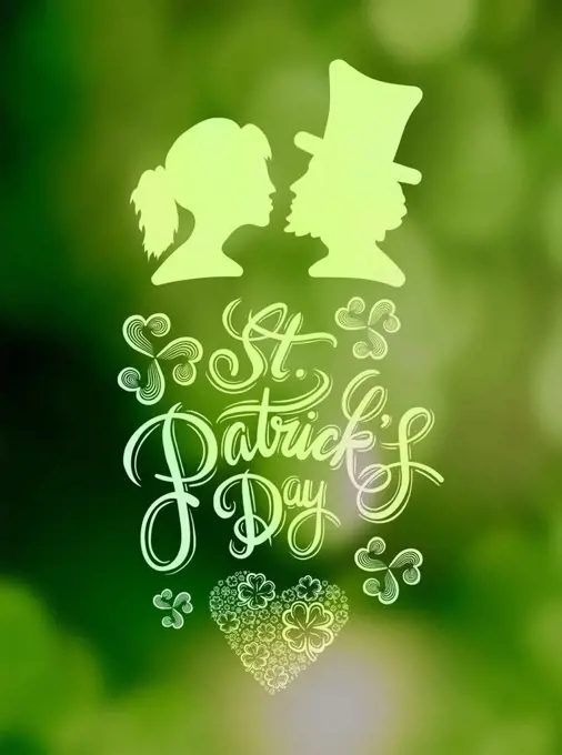 Digitally generated St patricks day greeting vector