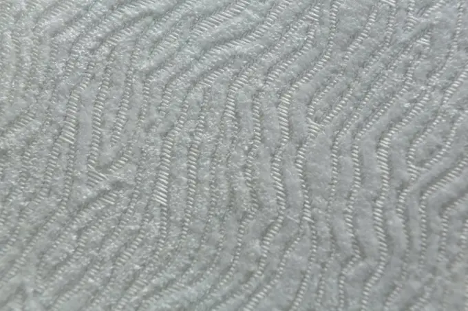 Full frame of white textile