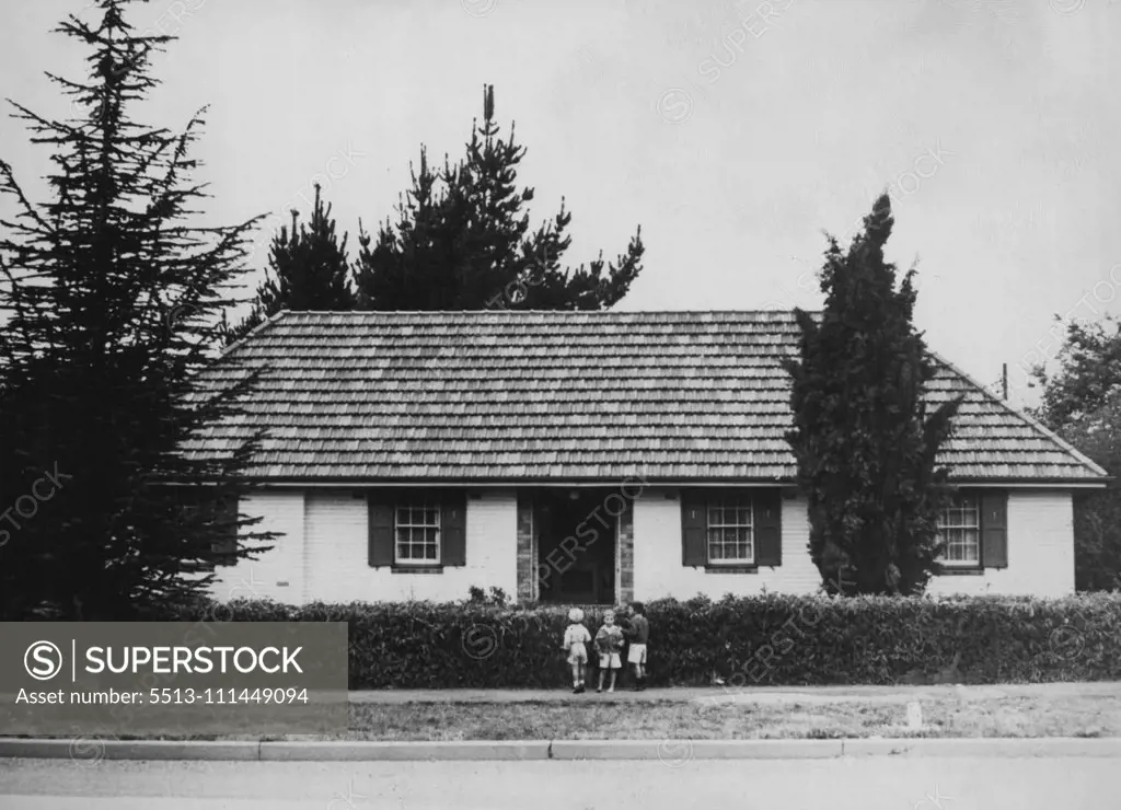 Petrosis House, Canberra. October 6, 1955.