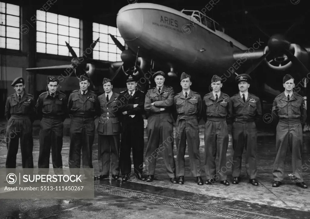 525d. Avro Lancaster Bomber. October 01, 1950. (Photo by The Associated Press Ltd.)