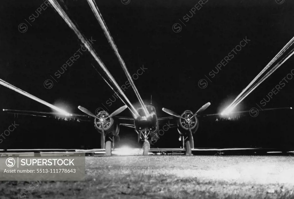 A U.S. air force B26 light bomber has its 14 forward firing 50 caliber machine guns tested at an airfield in Korea prior to a night mission against Communist targets. October 22, 1952. (Photo by Far East Air Force Photo).