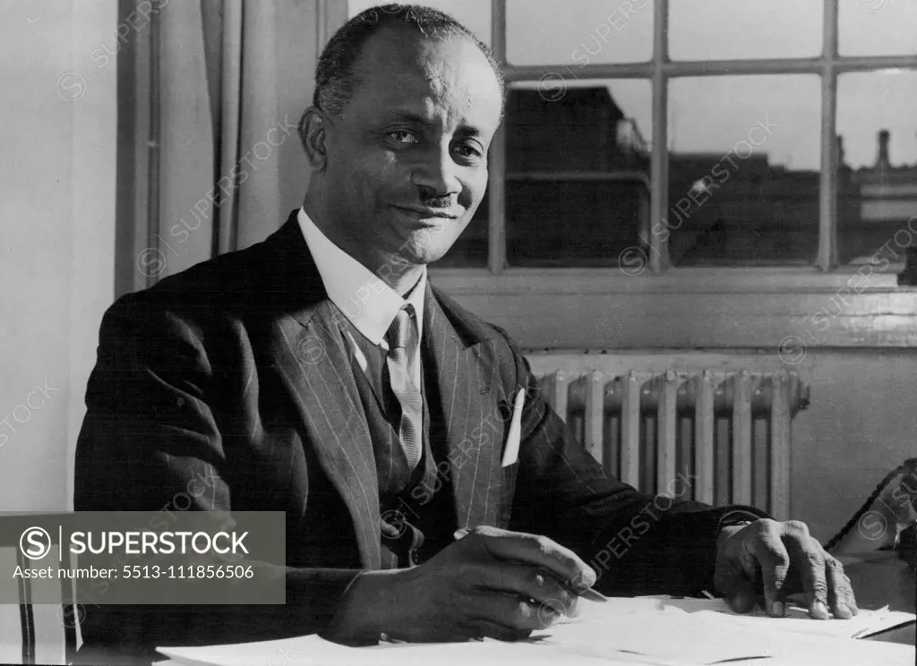 Grantley Herbert Adams -- The Leader of the Barbados house of Assembly who is now in Paris as an Alternate delegate in the United kingdom delegation to the General Assembly of the United Nations. A barrister aged 50, Mr. Grantley party in the leader of the progressive league - the majority party in the Barbados house of assembly (it is roughly equivalent to the Labour party) - and especially well fitted to express the colonial viewpoint in debates on colonial and trusteeship matters in the Gener