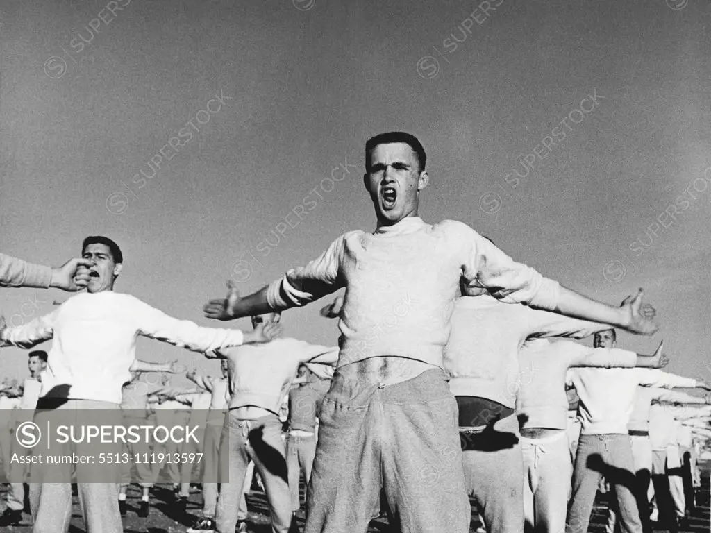 Cadets U.S.A.F. March 30, 1954. (Photo by Look Magazine).