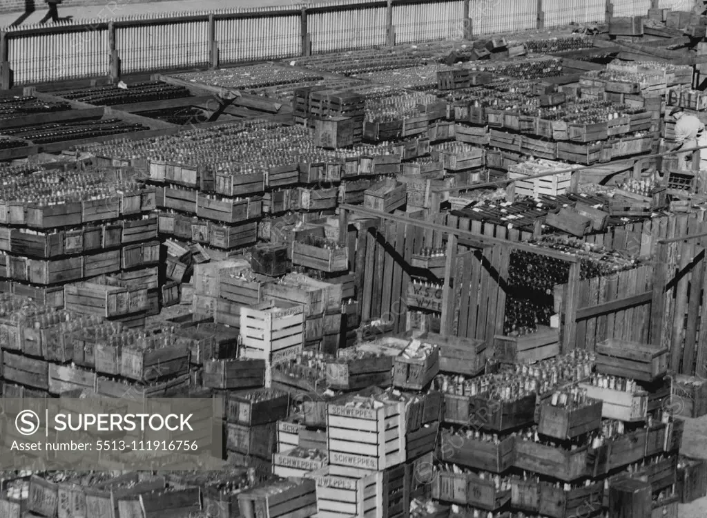 Oldest and biggest bottle merchants in N.S.W., messrs. J. McCarthy & Co. Pty. Ltd., have billions of bottles stucked in yards.......weekly collection is almost 2,000,000 & firm operating since 1880. November 28, 1950.