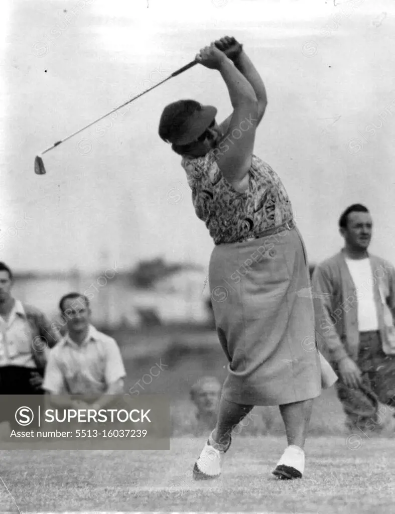 Jackie Pung - U.S . Woman Golfer. October 19, 1953.