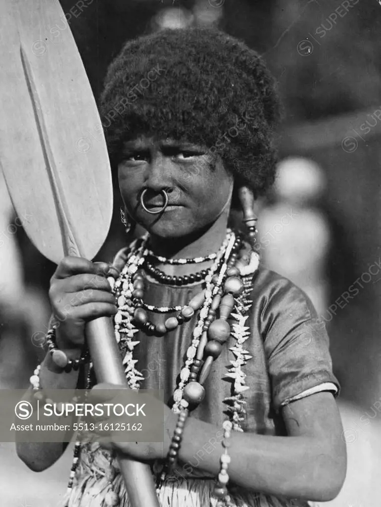 Types Of People - Tonganese Natives. January 23, 1933.