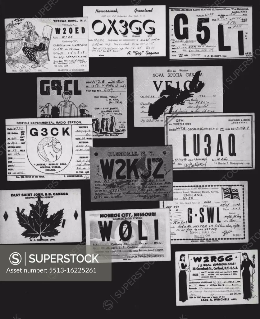 Radio (Amateur Operators-Ham) - Radio. February 20, 1948.