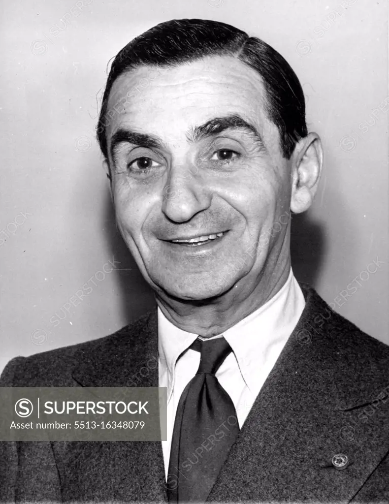 Irving Berlin -- Composer - Born: Russia, May 11, 1888. Educated : New York city public schools for two years only. Brought to United States, 1893 composer, "Alexander's ragtime band", "oh how I hate to get up in the morning", "what'll I do, "white Christmas", etc. President, Irving Berlin, inc. Photographed in New York City, Dec. 12, 1946. January 27, 1947. (Photo by Wide World Photos).