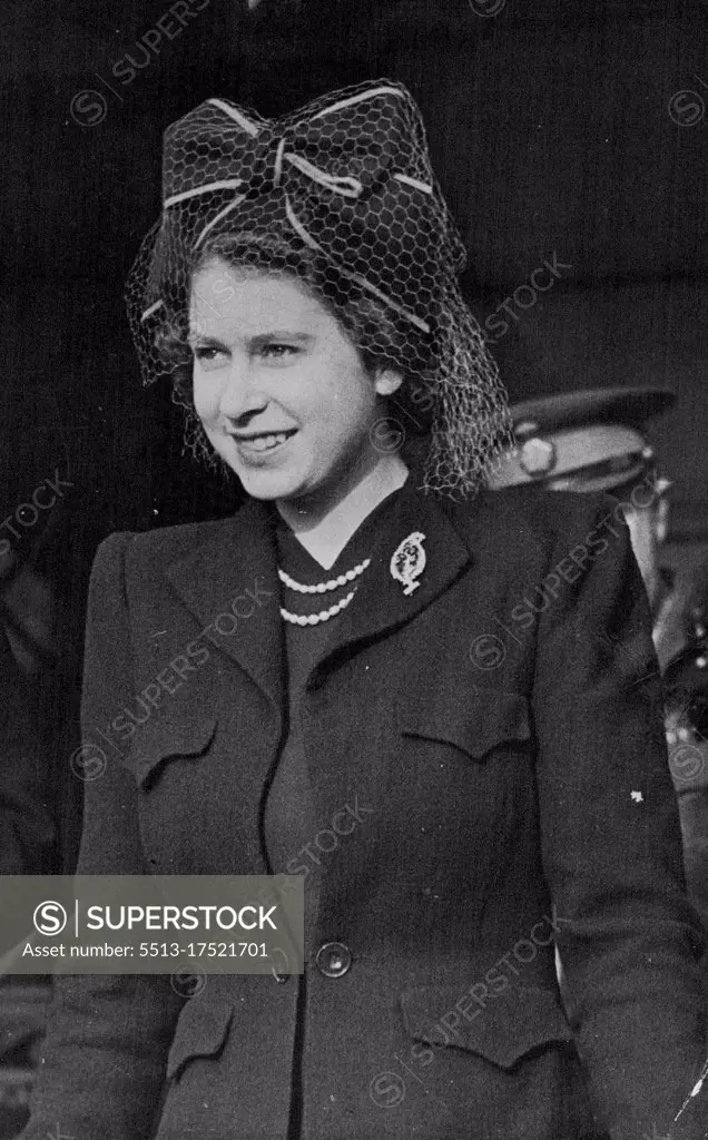 Queen Elizabeth II - Portraits Prior to 1950. April 3, 1946. 