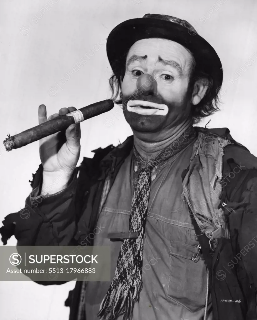 Emmett Leo Kelly. After Pilkinston CTV Series - Scenes from Film. April 01, 1952.