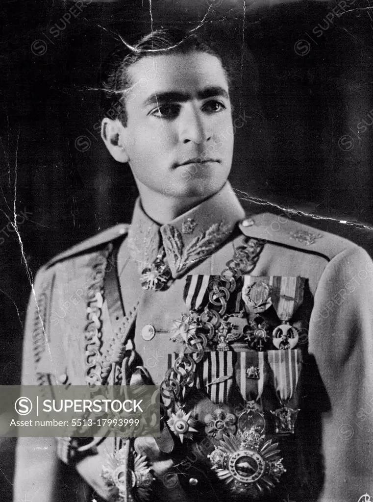 The Shah of Persia -- H.I.M. Mohammad Reza Pahlavi. July 25, 1951. (Photo by A. Bakht, Camera Press).