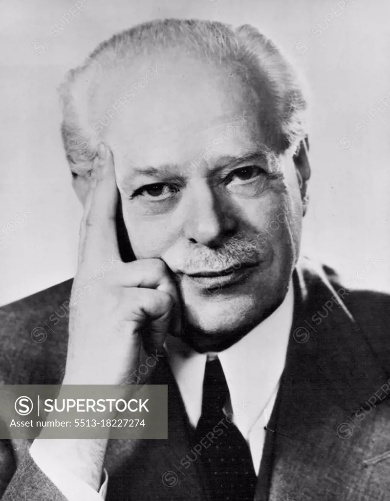 Baron Eugene De Rothschild - Eldest son of the late Baron Albert de Rothschild head of the Australian branch of the international banking family. August 21, 1953. (Photo by Dorothy Wilding, Camera Press).