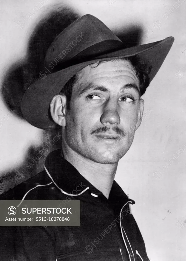 Professional boxer, Don Johnson. September 16, 1950. (Photo by John Needham).