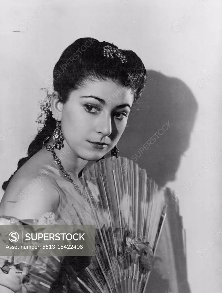 Margot Fonteyn in ballet by Frederick Ashton "Apparitions". September 08, 1954. (Photo by Gordon Anthony)