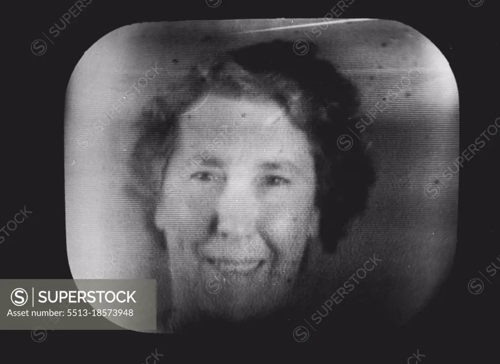 This is how Ivan's mother appeared on the screen. November 6, 1950. (Photo by Daily Mirror).