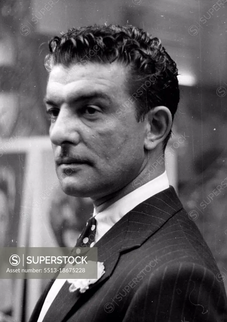 Now, The Poodle Cut - For Men -- M. Raymond after his "Poodle Style" permanent wave.M. Raymond looked ever so pretty when his perm was finished and the pins were out. It had taken a long time, and a perm is always wearying, but it was worth it. His head was just a mass of tiny little black curls, swept neatly back over the ears. Shaggy - but sweet. Mr. Raymond, who runs a London women's hairdressing salon, intends to try to persuade others to adopt what he calls the "Poodle Style". March 09, 1951.