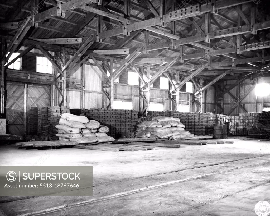 Part of the huge store of valuable metals uncovered by American officers in the Osaka, Japan, Naval Construction Bureau Warehouse were silver ingots, ferro-tungsen, nickel coins and brass ingots. September 30, 1945. (Photo by U.S. Army Signal Corps Photo).