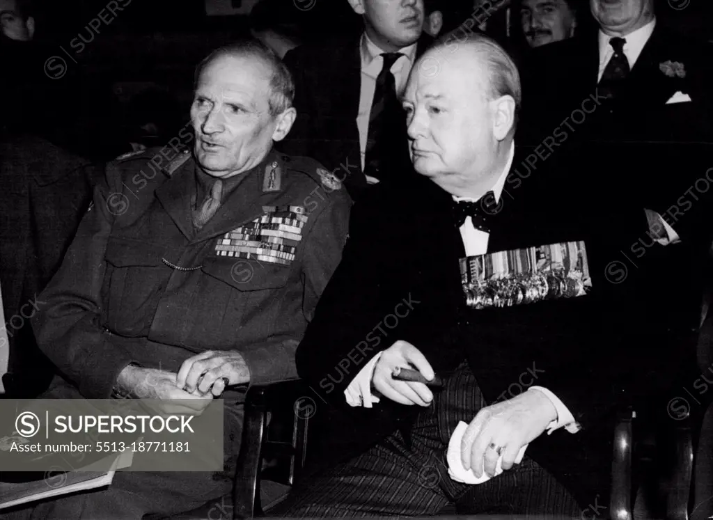 El Alamein Reunion - Field Marshal Lord Montgomery (left) With Winston ...