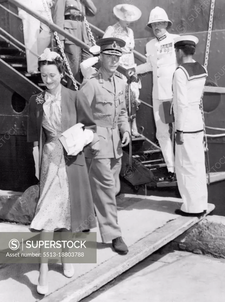 Duke & Duchess Of Windsor Scenes 1940-41. October 10, 1940. (Photo by The Associated Press)