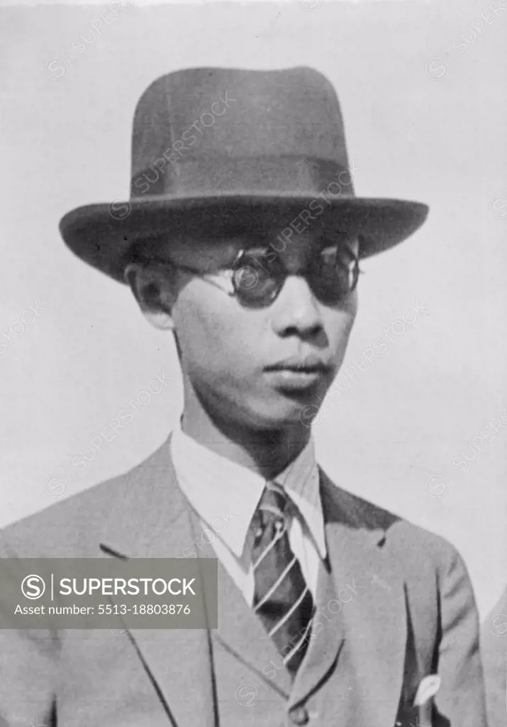 Pu Yi, Henry (& Wife) The Last Emperor - Chinese Royalty. January 06, 1932. (Photo by International Newsreel Ltd.)