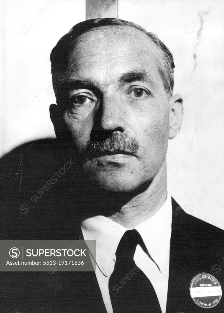 British Personalities: The Earl of Lucan -- George Charles Patrick Bingham, 6th Earl, was Parliamentary Under Secretary of State for Commonwealth Relations from June to October 1951. Before that he was Captain of H.M. Bodyguard of the Yeomen of the Guard. October 11, 1955. (Photo by Cyril Bernard, Camera Press).