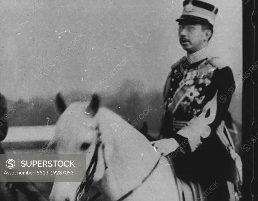 Jap. Emperor Hirohito. October 22, 1947. - SuperStock