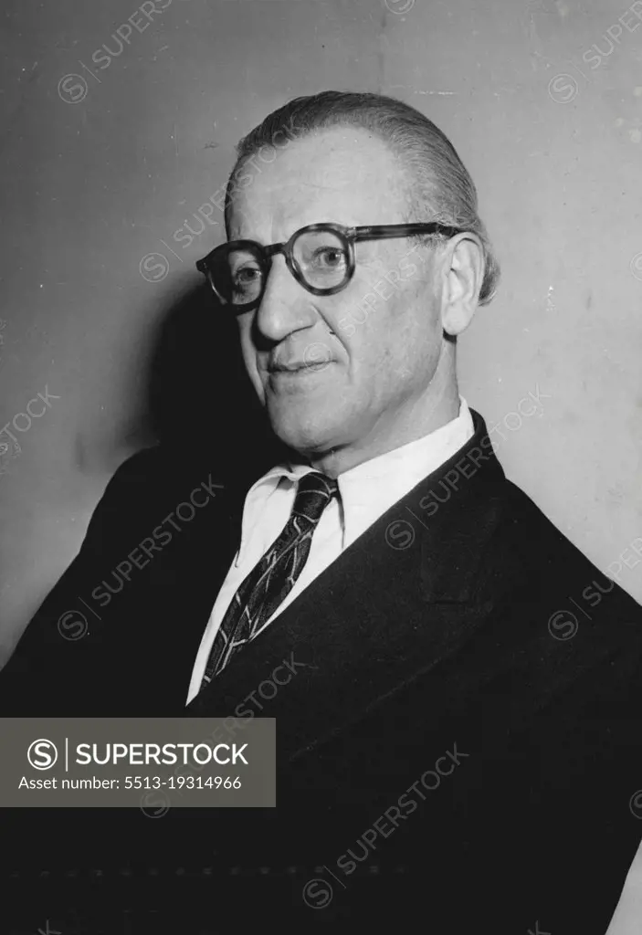 Coco out of his make up this.Coco, the clown, 58 yrs old Nicolai Poliakoff of Beryzam Mills Circus, is to appear in Bankruptcy Court in Garey street tomorrow. January 06, 1953. (Photo by Daily Mail Contract Picture).