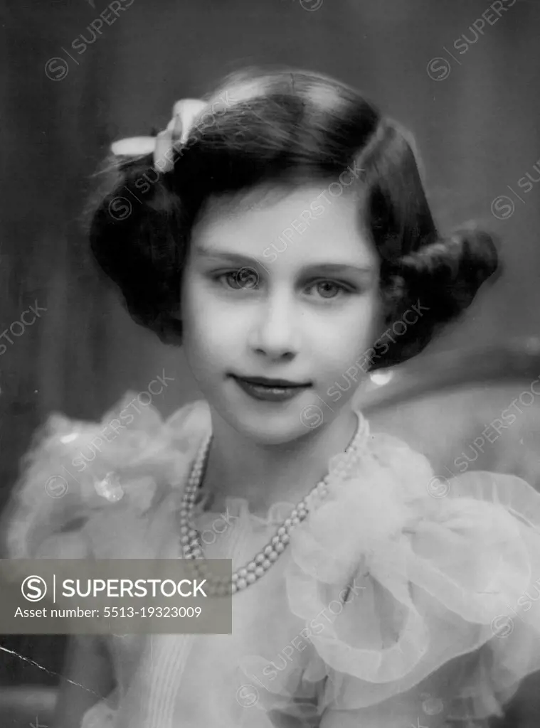 H.R.H. Princess Margaret Rose will be 9 years old on August 21st.  August 16, 1939. (Photo by Marcus Adams).