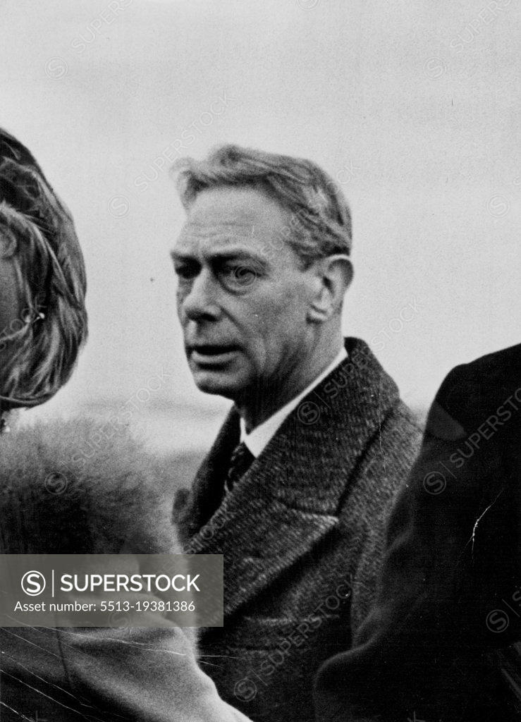 Last Picture of His Late Majesty - H.M. King George VI passed away ...