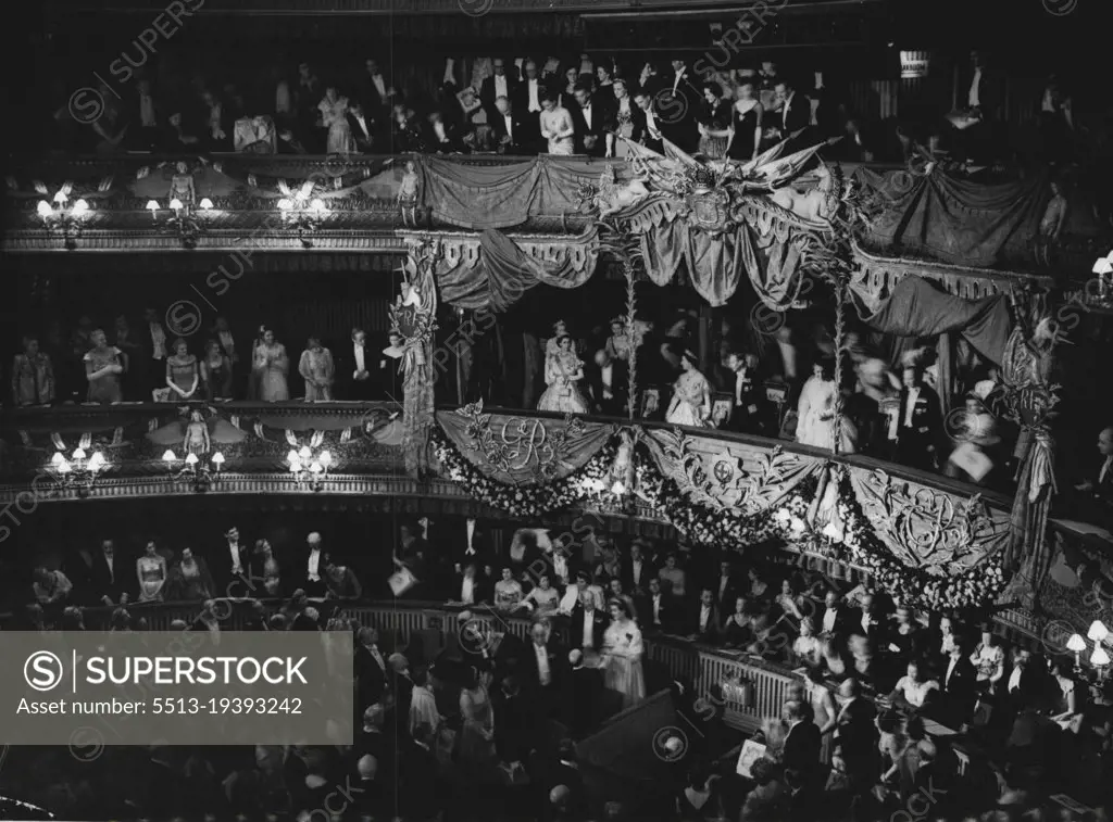 Covent Garden - Opera House. March 10, 1950. (Photo by Daily Mail Contract Picture).