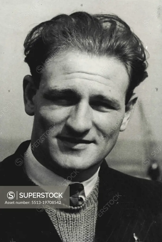 Ike Owens - England RL. December 14, 1949.