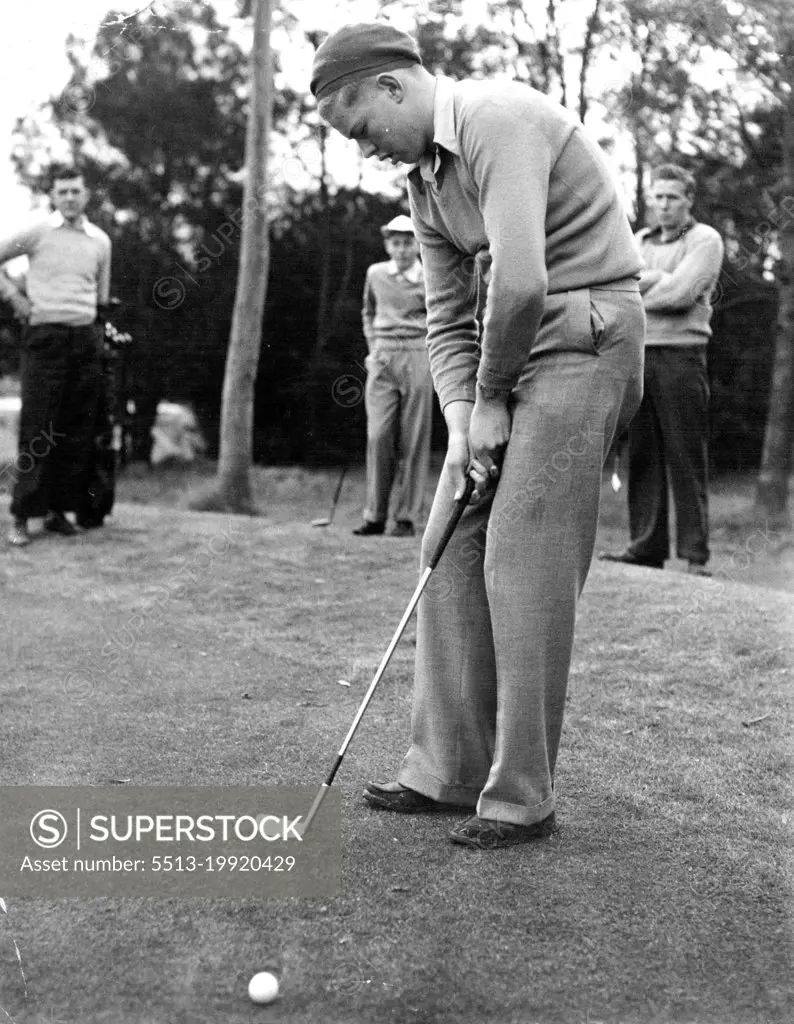 Frank Phillips - Golf - Personality. August 22, 1950.