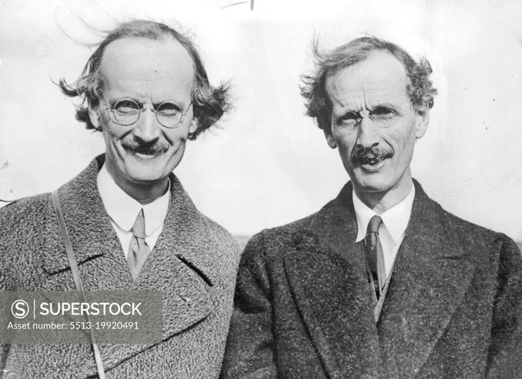 Piccard's Twin To Attempt To Beat Altitude Record - The twin brothers, Professor Jean Piccard (right) and Professor Auguste Piccard, who last year ascended to a height of 10¼ miles.Going Up - Professor Jean Piccard who hopes to emulate the feat of his famous twin brother Auguste by an ascent of 20 miles into the stratosphere. July 17, 1946. (Photo by The Associated Press of Great Britain Ltd.).