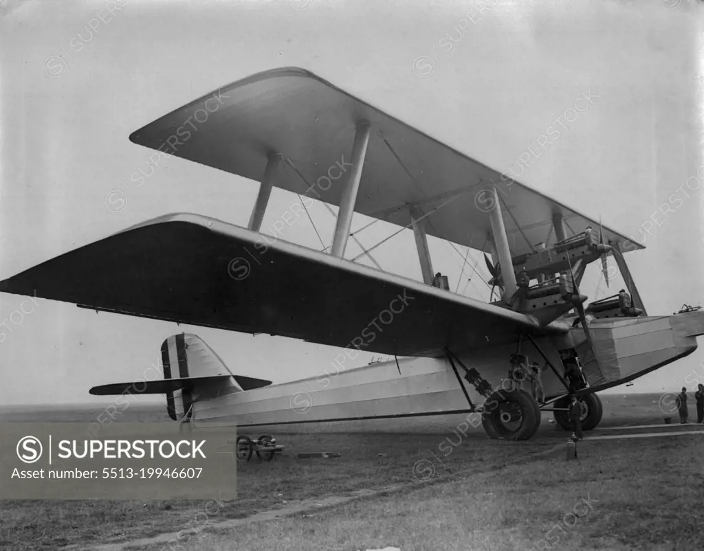 Caproni planes - Aviation. April 10, 1930. (Photo by Colimibi Gerardo (Bin).