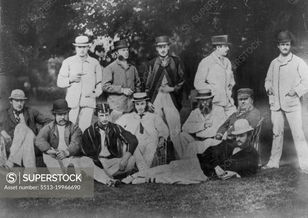 Cricket In 1866 -- King Edward - Then Prince of Wales - Was Bowled for a "Duck" the crowd was Annoyed and the Bowler was not Popular.Interesting Photophs of the Historic Cricket Match at Sandringham which King Edward went in First and Made a "Duck" are Hanging in the Pavilion at Lord's Ground London.King Edward (then Prince of Wales) who was 24, was playing for I. Zingari against Gentlemen of Norfolk. The Scores were I. Zingari, 277. (R.A. Fitzgerald 101): Gentlemen of Norfolk 119 and 60. The teams were 12 a side and the match lasted two days July 17 and 18, 1866. October 7, 1935.