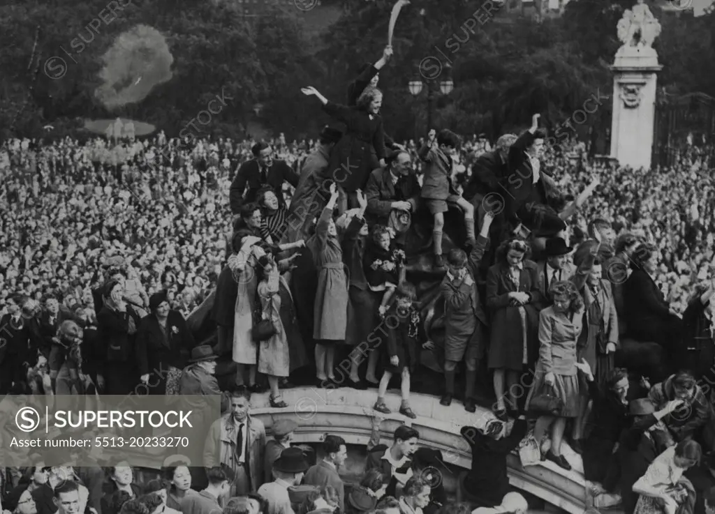 VE - Victory in Europe - Day was 40 years ago on Wednesday. Andrew Casey in London, Susan Anthony in New York, Bill Mellor in Bonn and Nancy Berryman asked various people what that day meant to them. October 05, 1945.