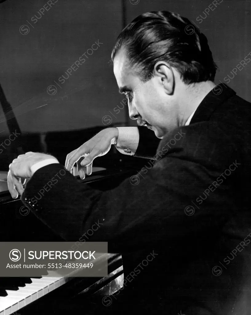 Claudio Arrau. January 01 1941. Photo by Lucien Aigner Stadler