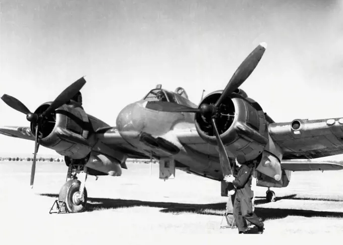 Bristol Beaufighter - Tocumwal opp. training unit. January 16, 1945.