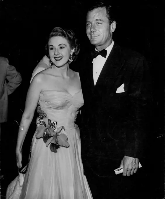 Mala Powers, Gig Young. June 10, 1955.