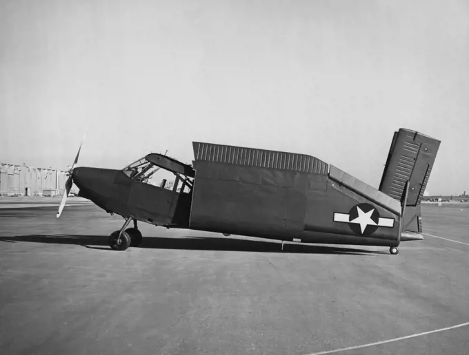 545B - Consolidated Vultee L 13 & Consolidated Vultee. April 28, 1947. (Photo by Consolidated Vultee Aircraft Corp.).