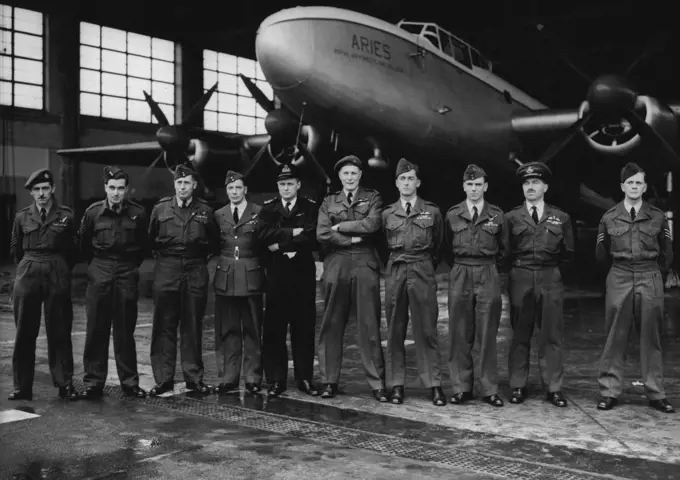 525d. Avro Lancaster Bomber. October 01, 1950. (Photo by The Associated Press Ltd.)