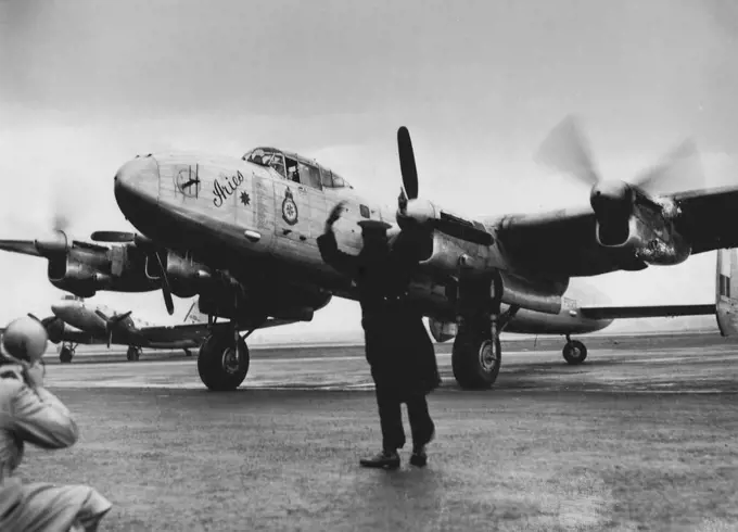 R.A.7 Lancaster "Aries". September 10, 1946.