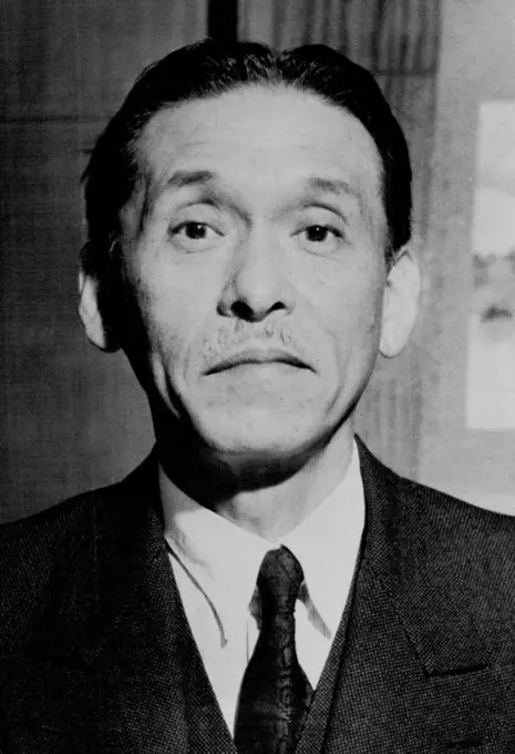 Hitoshi Ashida - Japanese Politician - Premier 1947-48. March 18, 1948. (Photo by Associated Press Wirephoto).;Hitoshi Ashida - Japanese Politician - Premier 1947-48.