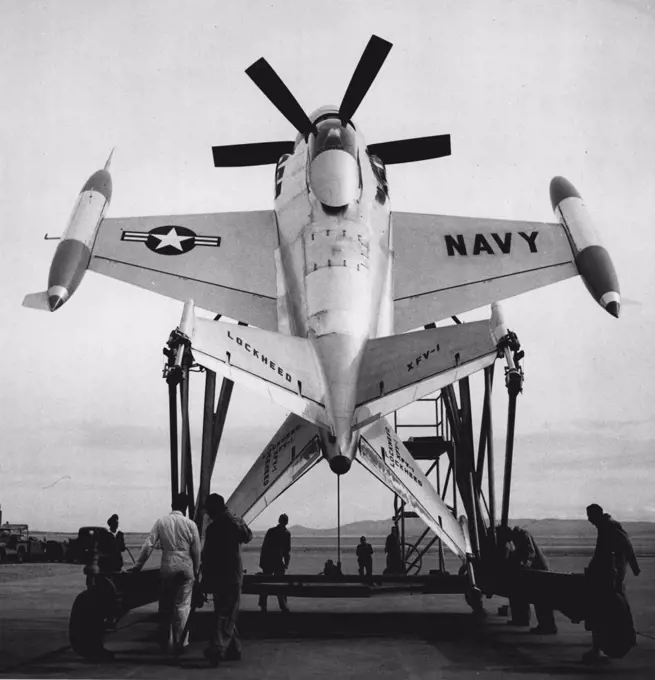 Lockheed Pogo - Aviation. December 8, 1954.